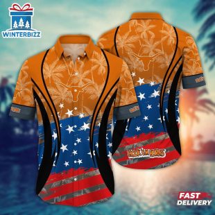 Texas Longhorns MLB Team Hawaiian Shirt Gift For Fans