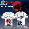 Toronto Blue Jays MLB x Godzilla Baseball Jersey Shirt For Fans