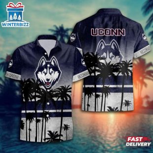 UCONN Huskies Summer Hawaiian Shirt For Fans