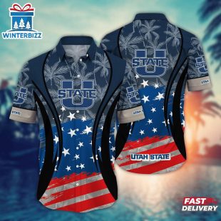 Utah State Aggies MLB Team Hawaiian Shirt Gift For Fans