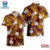 Washington Commanders Tropical Flowers Hawaiian Shirts For Fan