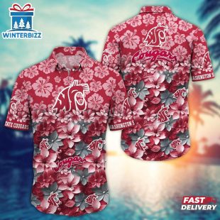 Washington State Cougars 1 NCAA Summer Hawaiian Shirt Gift For Fans