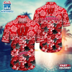 Wisconsin Badgers NCAA Summer Hawaiian Shirt Gift For Fans