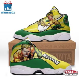 Aquaman Super Heroes Air Jordan 13 Shoes