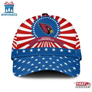 Arizona Cardinals Sport US Flag Pattern Independence Day Classic Cap