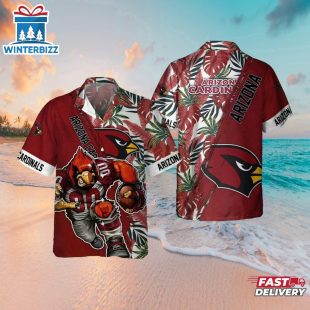 Arizona Cardinals Tropical Warrior Hawaiian Shirt