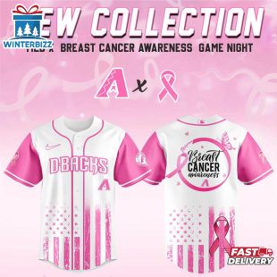Arizona Diamondbacks MLB x Breast Cancer Awareness Baseball Jersey Shirt