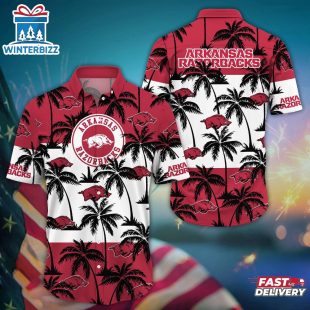 Arkansas Razorbacks Summer Aloha Hawaiian Shirt Gift For Fans