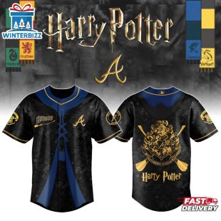 Atlanta Braves MLB x Harry Potter Sport Baseball Jersey Shirts