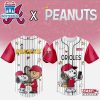 Atlanta Braves MLB x Peanuts Baseball Jersey Shirt