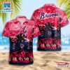 Atlanta Braves Team Tree Pattern Hawaiian Shirt