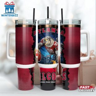 Atlanta Falcons NFL Mascot Tumbler 40Oz With Handle