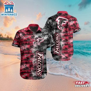 Atlanta Falcons Palm Sunset Hawaiian Shirt