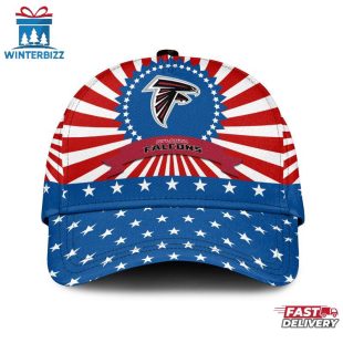 Atlanta Falcons Sport US Flag Pattern Independence Day Classic Cap