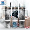 Carolina Panthers NFL Fingerprint Effect Tumbler 40Oz With Handle