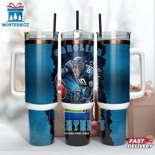 Carolina Panthers NFL Mascot Tumbler 40Oz With Handle