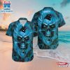Carolina Panthers Skull Storm Hawaiian Shirt