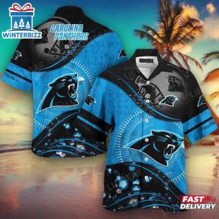 Carolina Panthers Storm Surge Hawaiian Shirt