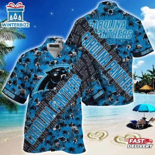 Carolina Panthers Tropic Storm Hawaiian Shirt
