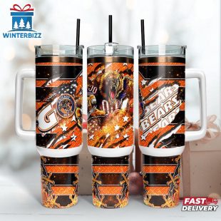 Chicago Bears NFL Mascot Sport Tumbler 40Oz With Handle