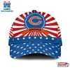 Chicago Bears Sport US Flag Pattern Independence Day Classic Cap