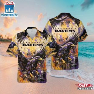 Chicago Blackhawks Midnight Flight Hawaiian Shirt