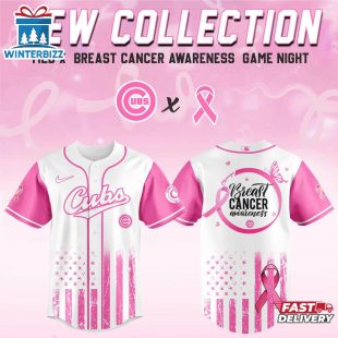 Chicago Cubs MLB x Breast Cancer Awareness Baseball Jersey Shirt