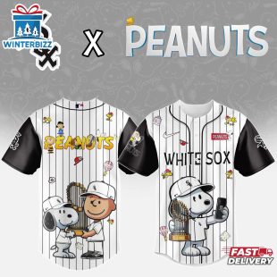 Chicago White Sox MLB x Peanuts Baseball Jersey Shirt