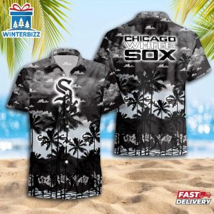 Chicago White Sox Team Tree Pattern Hawaiian Shirt