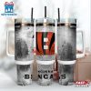 Cincinnati Bengals NFL Fingerprint Effect Tumbler 40Oz With Handle