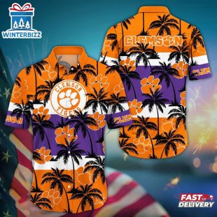 Clemson Tigers Summer Aloha Hawaiian Shirt Gift For Fans