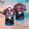 Colorado Avalanche Tropical Wave Hawaiian Shirt