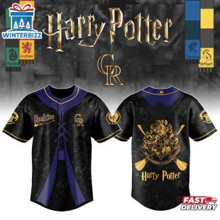 Colorado Rockies MLB x Harry Potter Sport Baseball Jersey Shirts