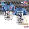 Custom Name And Number Chicago Cubs x Peanuts Baseball Jersey Shirt