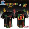 Custom Name And Number Miami Marlins MLB x Juneteenth Baseball Jersey Shirt