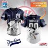 Custom Name And Number New York Yankees x Peanuts Baseball Jersey Shirt