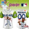 Custom Name And Number Toronto Blue Jays MLB x Scooby Doo Cartoon Baseball Jersey Shirt