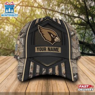 Custom Name Arizona Cardinals Hunting Baseball Cap For Fans