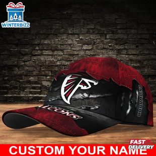 Custom Name Atlanta Falcons Football Baseball Cap For Fans