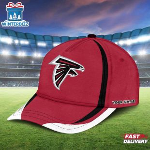 Custom Name Atlanta Falcons NFL Basic Baseball Cap For Fans