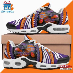Custom Name Clemson Tigers NCAA Sport Air Max Plus Shoes