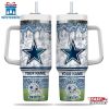 Custom Name Dallas Cowboys NFL Team Tumbler 40Oz Handle