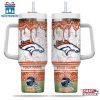 Custom Name Denver Broncos NFL Team Tumbler 40Oz Handle