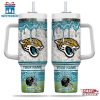 Custom Name Jacksonville Jaguars NFL Team Tumbler 40Oz Handle