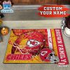 Custom Name Kansas City Chiefs Doormat Home Decor
