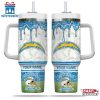 Custom Name Los Angeles Chargers NFL Team Tumbler 40Oz Handle