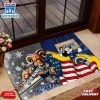 Custom Name Los Angeles Rams Mascot Mickey Doormat Home Decor