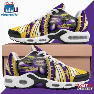 Custom Name LSU TIGERS NCAA Sport Air Max Plus Shoes