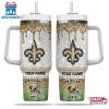 Custom Name New Orleans Saints NFL Tumbler 40Oz Handle