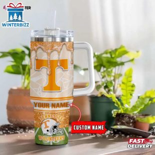 Custom Name Tennessee Volunteers Tumbler 40Oz Handle